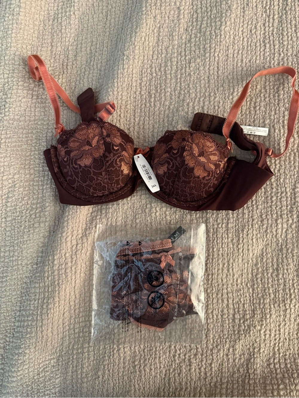 Adore Me Aidan Push Up Bra with Matching Thong
